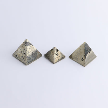 Pyrite Pyramids Set of 9 - Expert Wholesale and Supplier of Wholesale Crystals & Bulk Gemstones, ["Pyramids","Pyrite"]