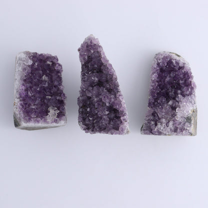 Uruguay Amethyst Cut Base Set of 12 - Expert Wholesale and Supplier of Wholesale Crystals & Bulk Gemstones, ["Amethyst","Cut Base","Uruguay"]