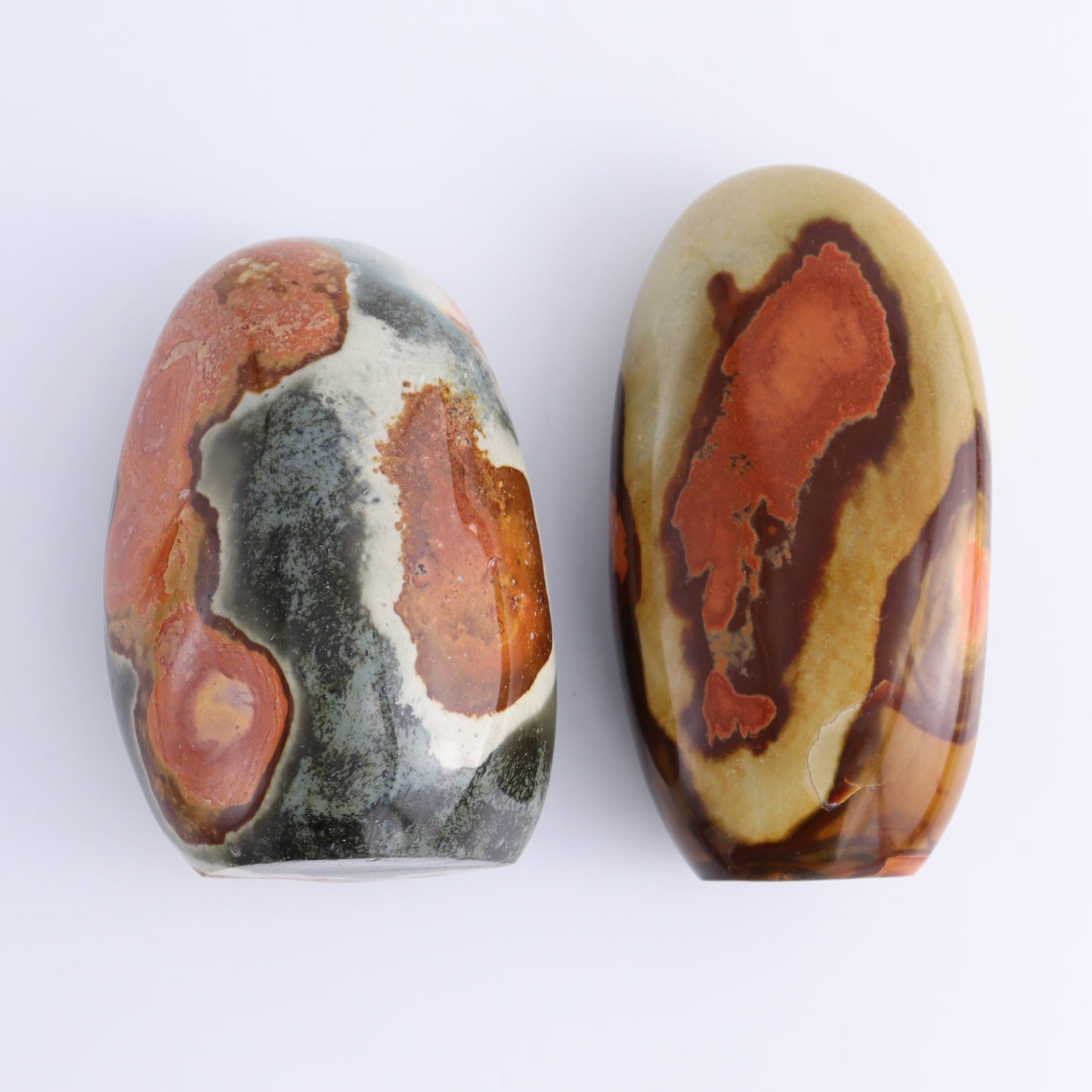 Polychrome Jasper Freeforms Set of 6 - Expert Wholesale and Supplier of Wholesale Crystals & Bulk Gemstones, ["jasper","Madagascar","Polychrome Jasper"]