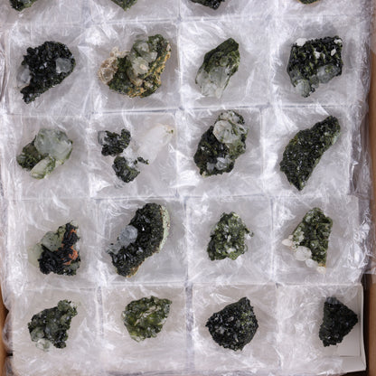 Epidote Set of 20 - Expert Wholesale and Supplier of Wholesale Crystals & Bulk Gemstones, ["epidote","flat","Flats"]