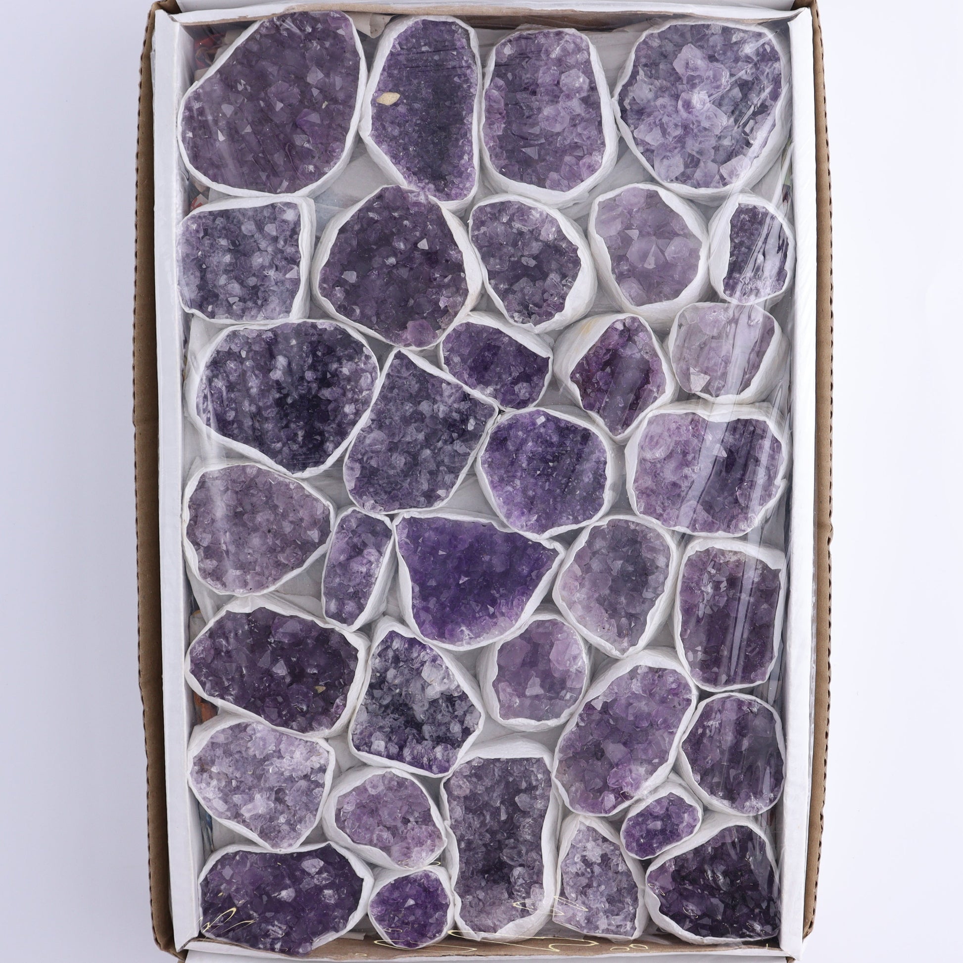 One Uruguay Amethyst Clusters Flat - Expert Wholesale and Supplier of Wholesale Crystals & Bulk Gemstones, ["Amethyst","flat","Flats","Uruguay"]