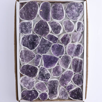 One Uruguay Amethyst Clusters Flat - Expert Wholesale and Supplier of Wholesale Crystals & Bulk Gemstones, ["Amethyst","flat","Flats","Uruguay"]
