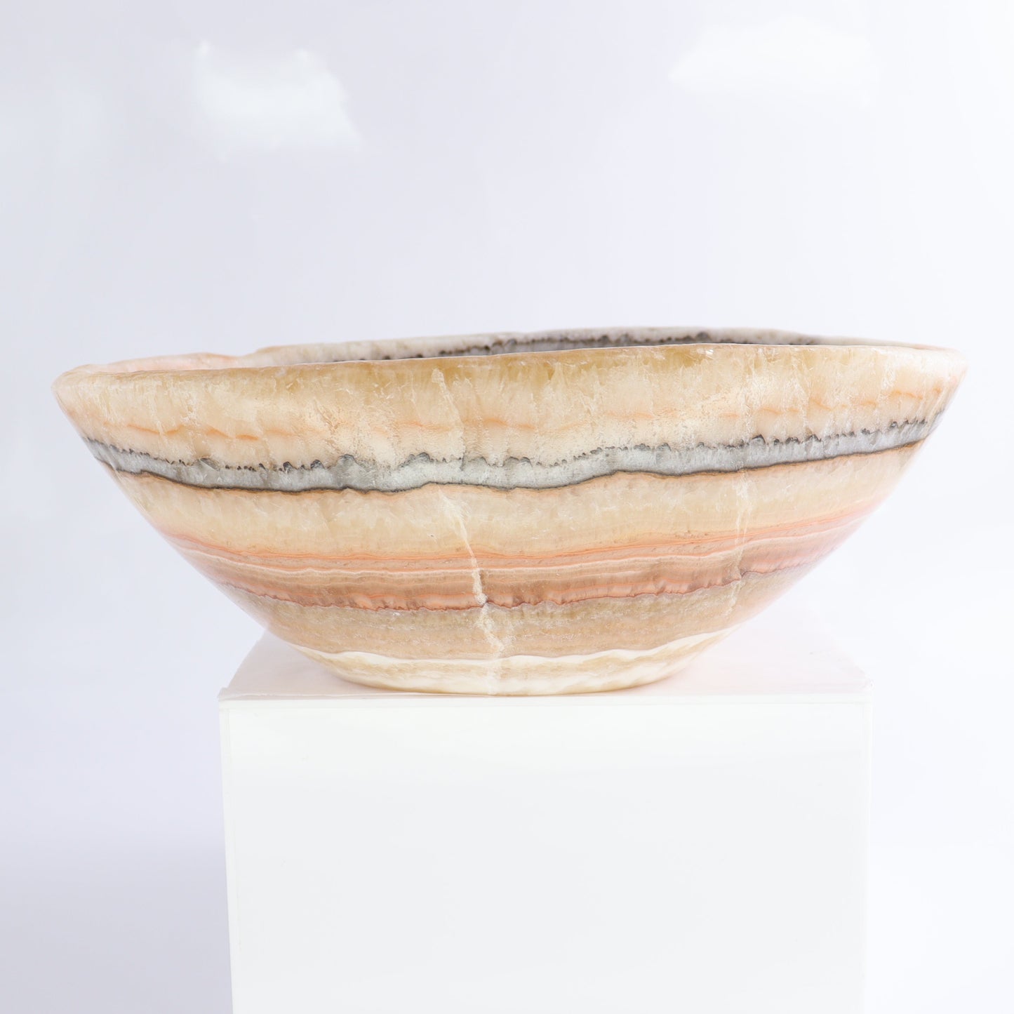 Mexican Onyx/Calcite Bowl - Expert Wholesale and Supplier of Wholesale Crystals & Bulk Gemstones, ["Bowls","Calcite","Mexico","onyx"]