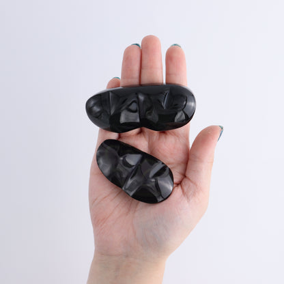 Rainbow Obsidian Heart Pairs Set of 8 - Expert Wholesale and Supplier of Wholesale Crystals & Bulk Gemstones, ["Hearts","Mexico","Rainbow Obsidian"]
