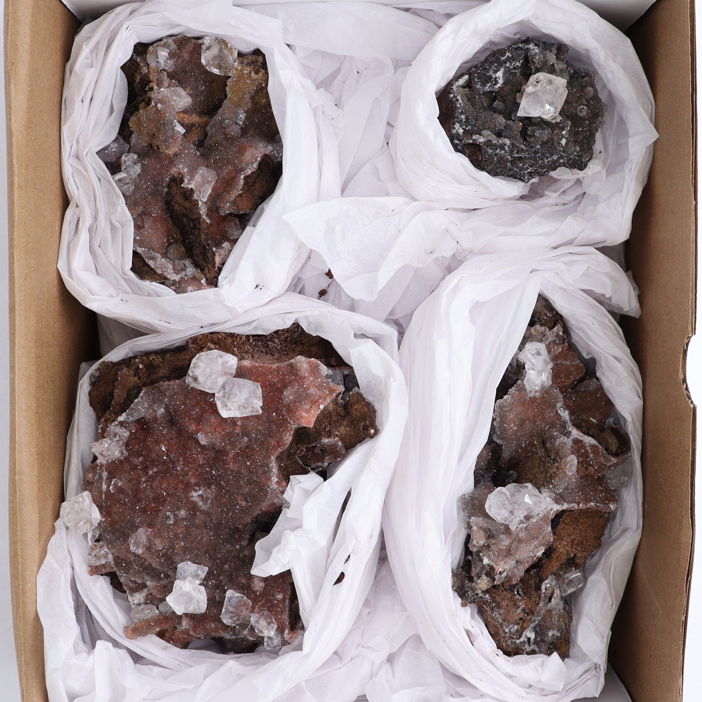 Calcite Clusters from Santa Eulalia Flats - Expert Wholesale and Supplier of Wholesale Crystals & Bulk Gemstones, ["Calcite","Mexico","Santa Eulalia Calcite"]