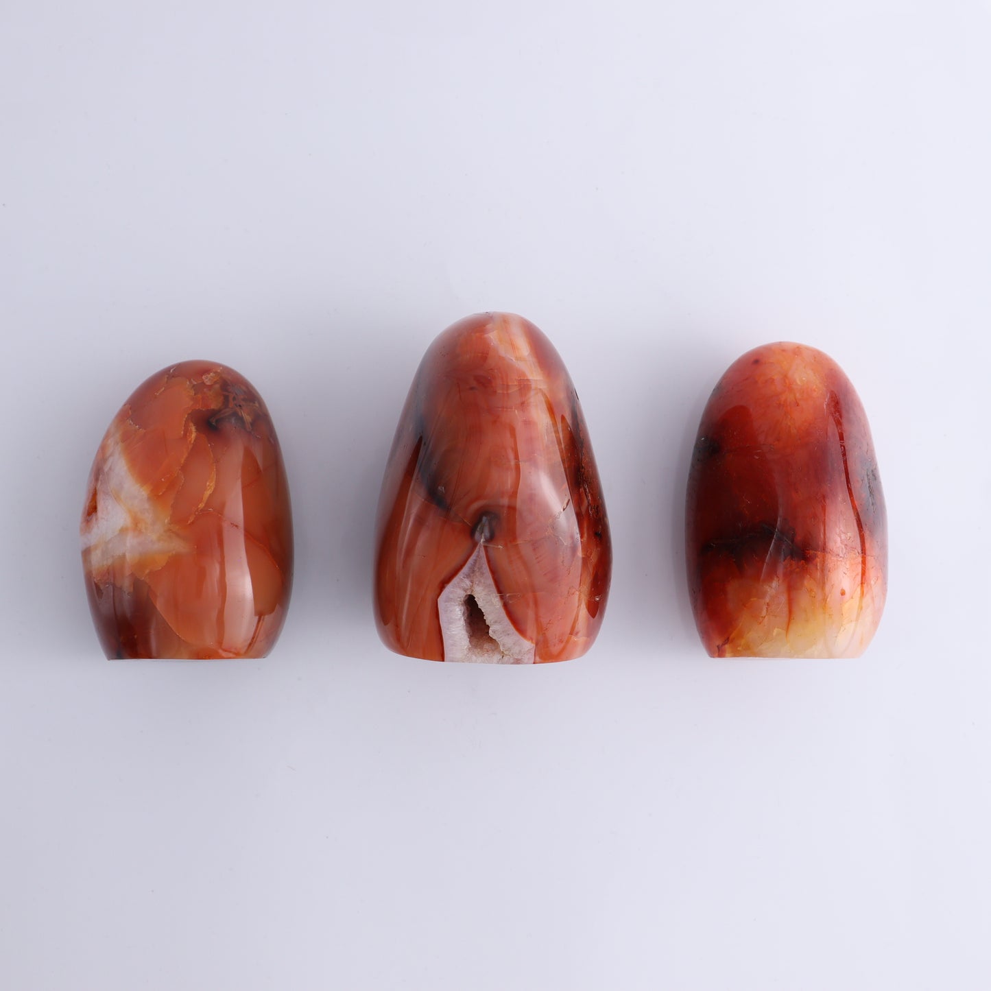Carnelian Freeform Set of 10 - Expert Wholesale and Supplier of Wholesale Crystals & Bulk Gemstones, ["carnelian","Freeforms","Madagascar"]