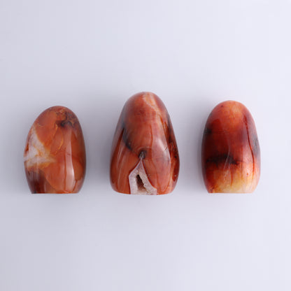 Carnelian Freeform Set of 10 - Expert Wholesale and Supplier of Wholesale Crystals & Bulk Gemstones, ["carnelian","Freeforms","Madagascar"]