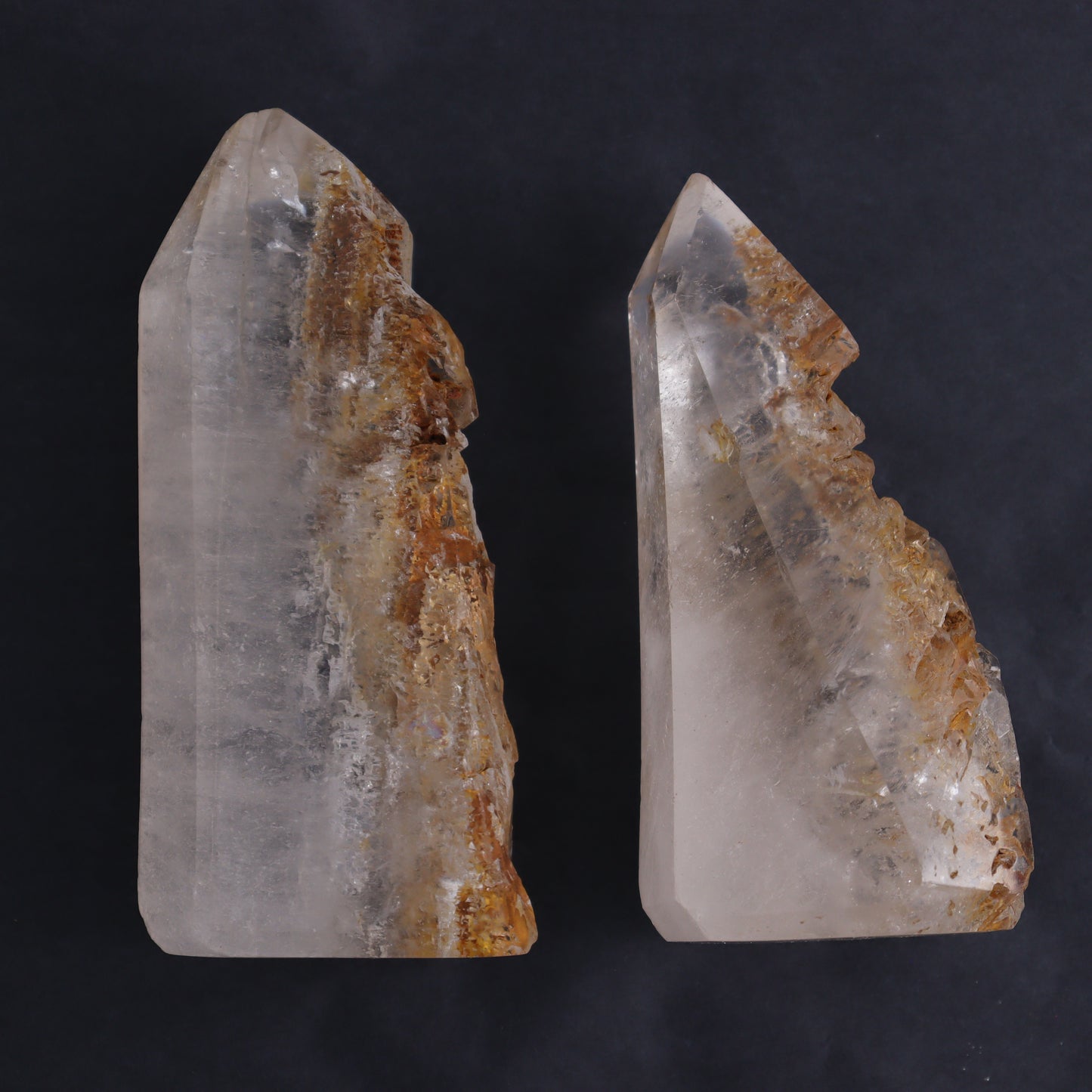 Inclusion Quartz Freeform Set of 4 from Madagascar - Expert Wholesale and Supplier of Wholesale Crystals & Bulk Gemstones, ["close_70","Freeform","Madagascar","Quartz"]