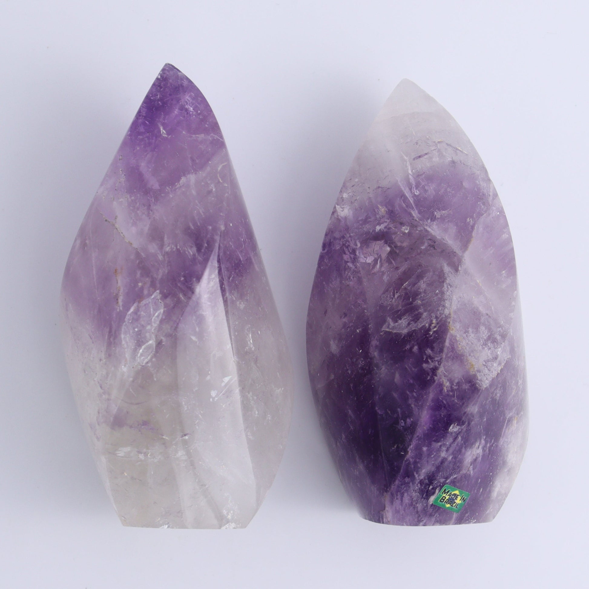 Imperfect Amethyst Flames Set of 6 - Expert Wholesale and Supplier of Wholesale Crystals & Bulk Gemstones, ["Amethyst","Brazil","close_30","flames"]