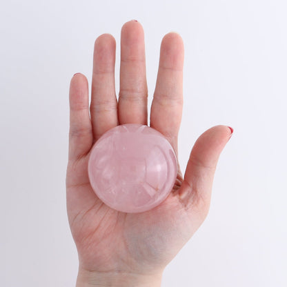 Rose Quartz Spheres Set of 5