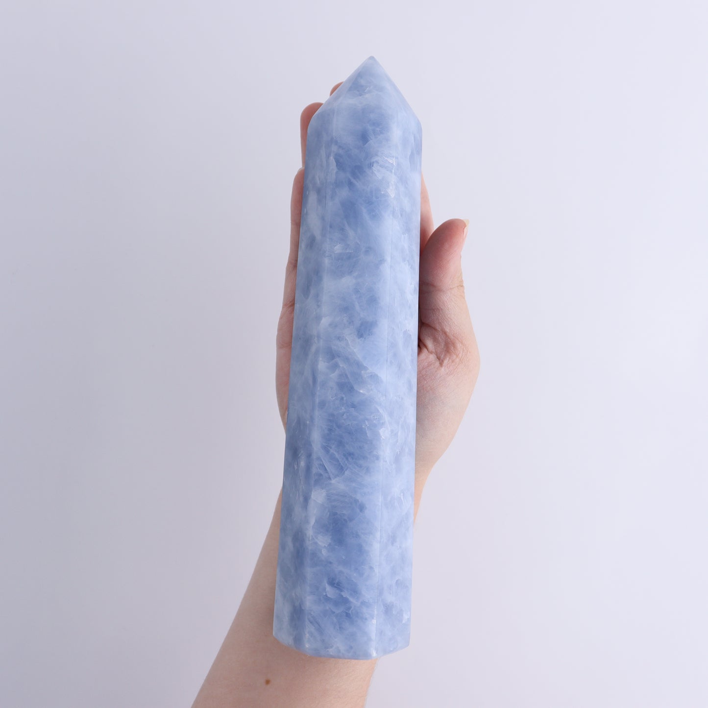 Blue Calcite Towers Set of 3 - Expert Wholesale and Supplier of Wholesale Crystals & Bulk Gemstones, ["Blue Calcite","Calcite","close_30","Towers"]