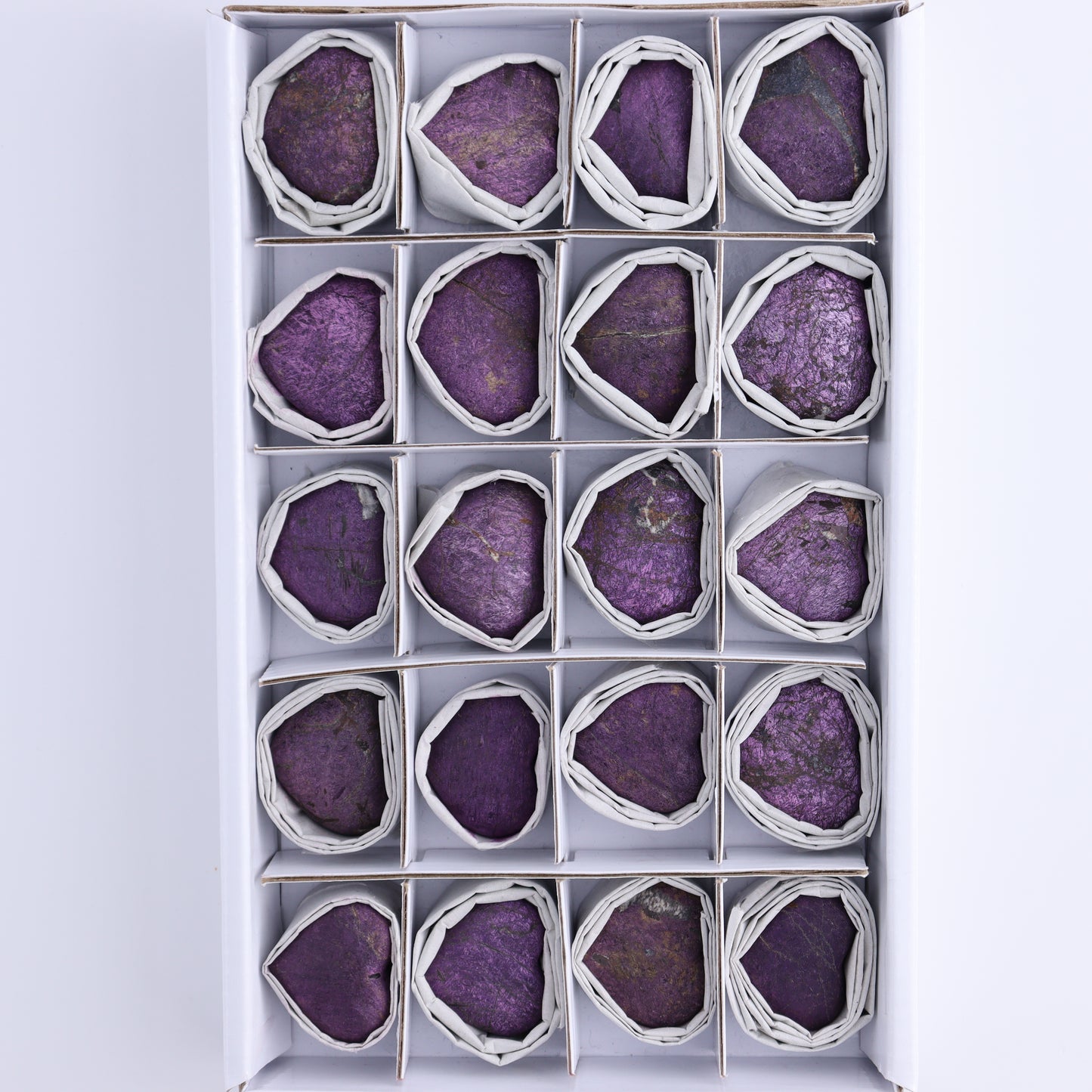 Purpurite Velvet Hearts Set of 20