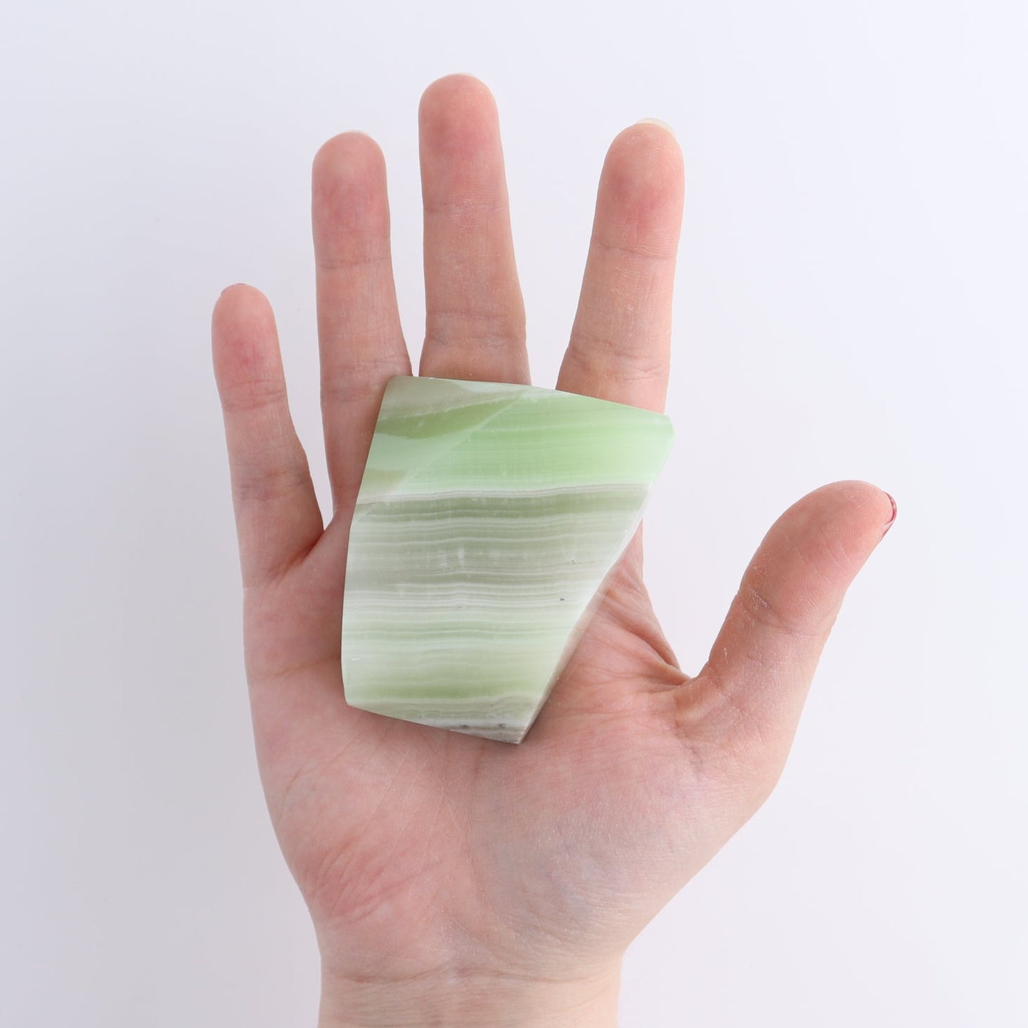 Green Calcite Freeforms Set 4