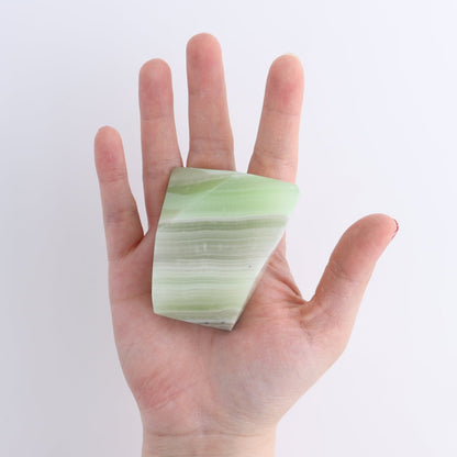 Green Calcite Freeforms Set 4