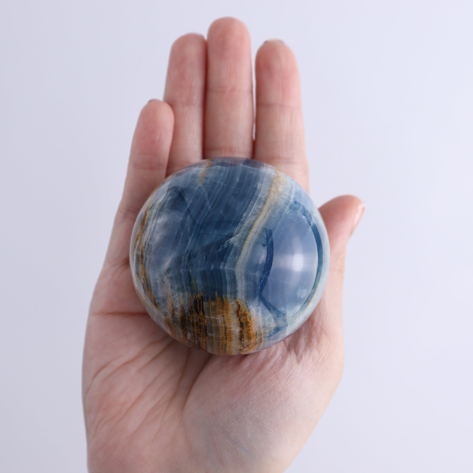 Blue Onyx Spheres Set of 5 - Expert Wholesale and Supplier of Wholesale Crystals & Bulk Gemstones, ["Argentina","Blue Onyx","onyx","Spheres"]