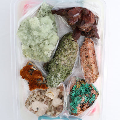 Mixed Minerals Flat from Morocco