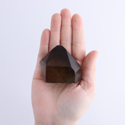 Smoky Quartz Polished Tops Set of 18 - Expert Wholesale and Supplier of Wholesale Crystals & Bulk Gemstones, ["Brazil","close_70","Points","Polished Tip","Quartz","Smoky Quartz"]