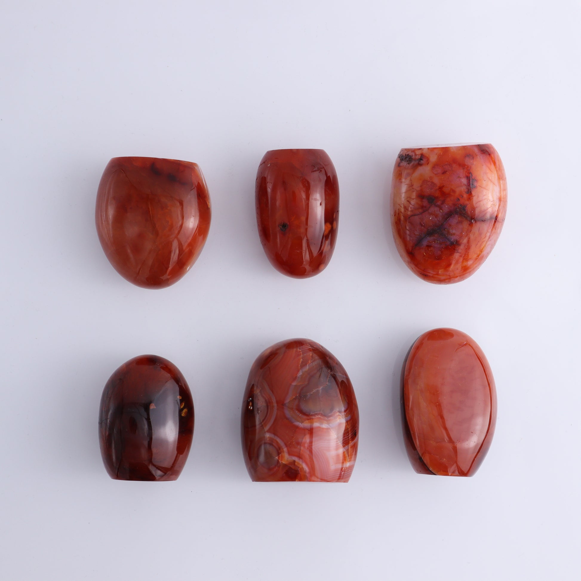 Carnelian Freeform Set of 10 - Expert Wholesale and Supplier of Wholesale Crystals & Bulk Gemstones, ["carnelian","Freeforms","Madagascar"]