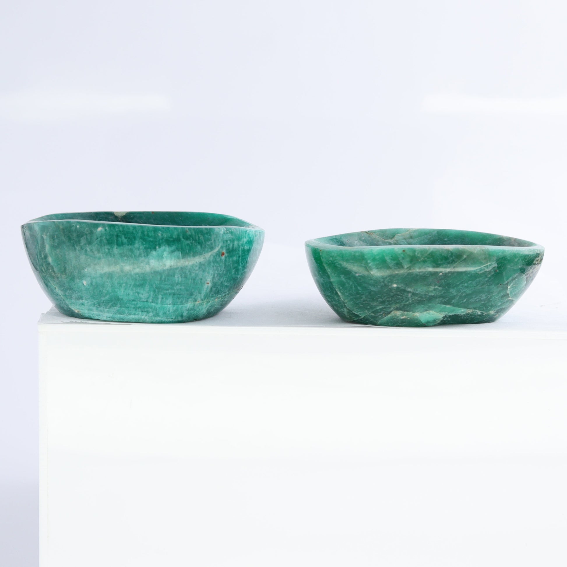 Amazonite Bowls Set of 8 - Expert Wholesale and Supplier of Wholesale Crystals & Bulk Gemstones, ["Amazonite","Bowls","Madagascar"]