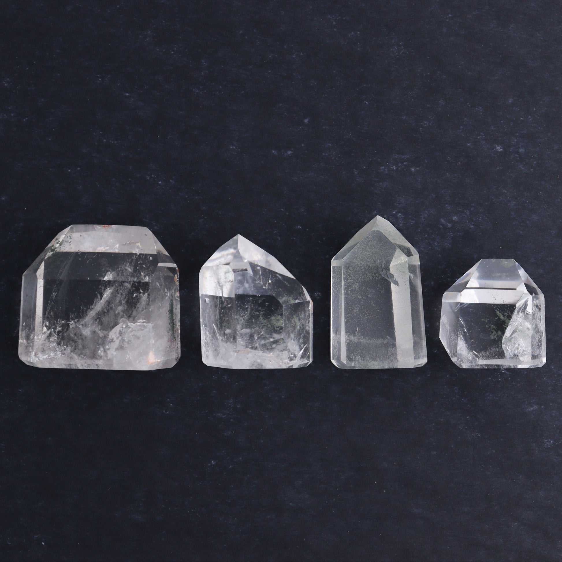 Garden Quartz Towers Set of 10 - Expert Wholesale and Supplier of Wholesale Crystals & Bulk Gemstones, ["Garden Quartz","Points","Quartz","Towers"]