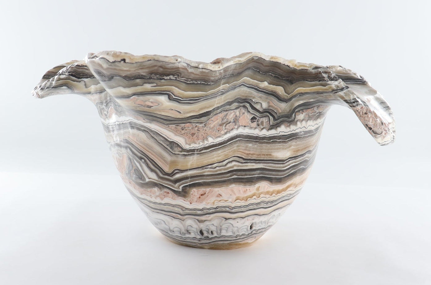 Mexican Onyx/Calcite Bowl 26"