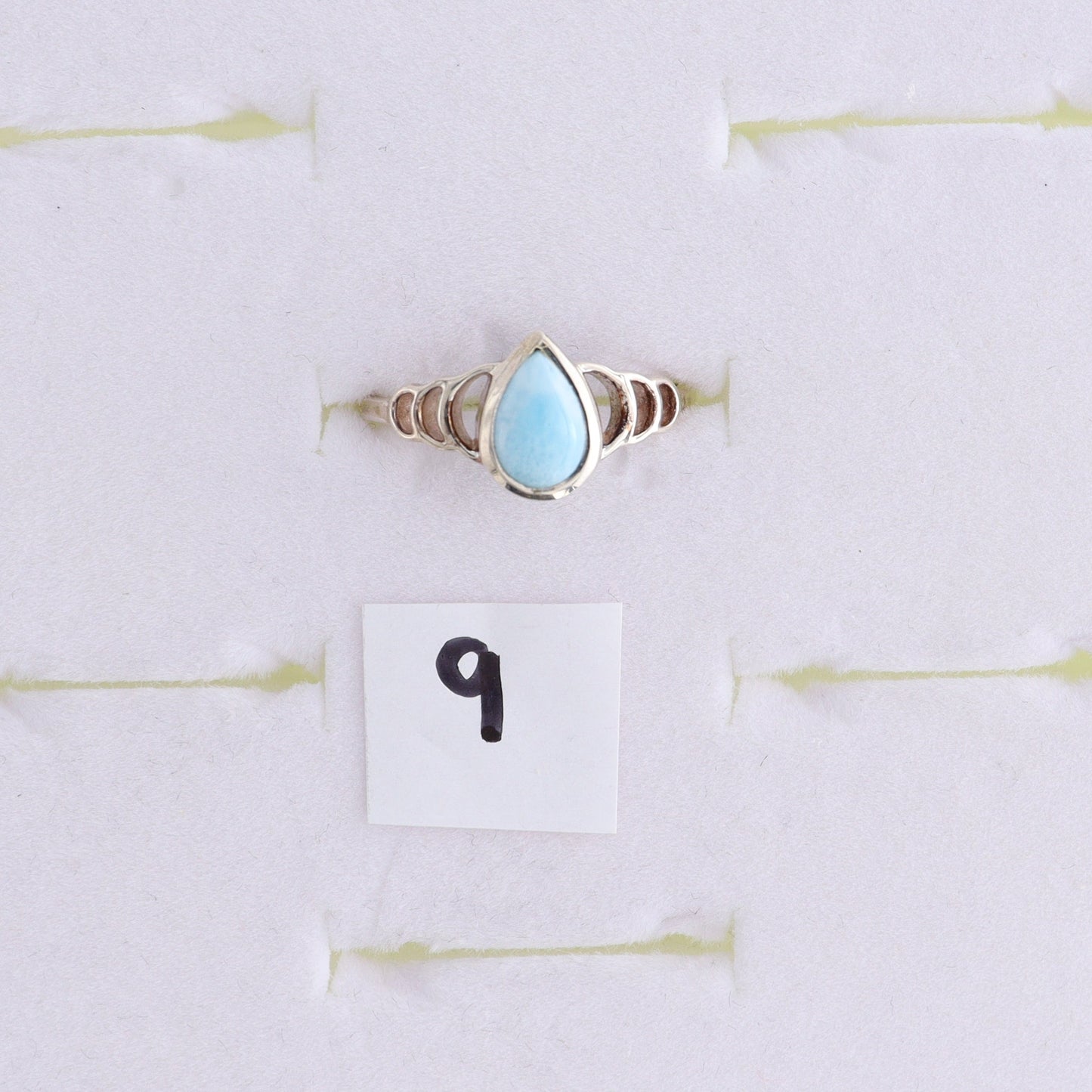 One Larimar Ring - Expert Wholesale and Supplier of Wholesale Crystals & Bulk Gemstones, ["India","Larimar","Ring","sterling silver"]