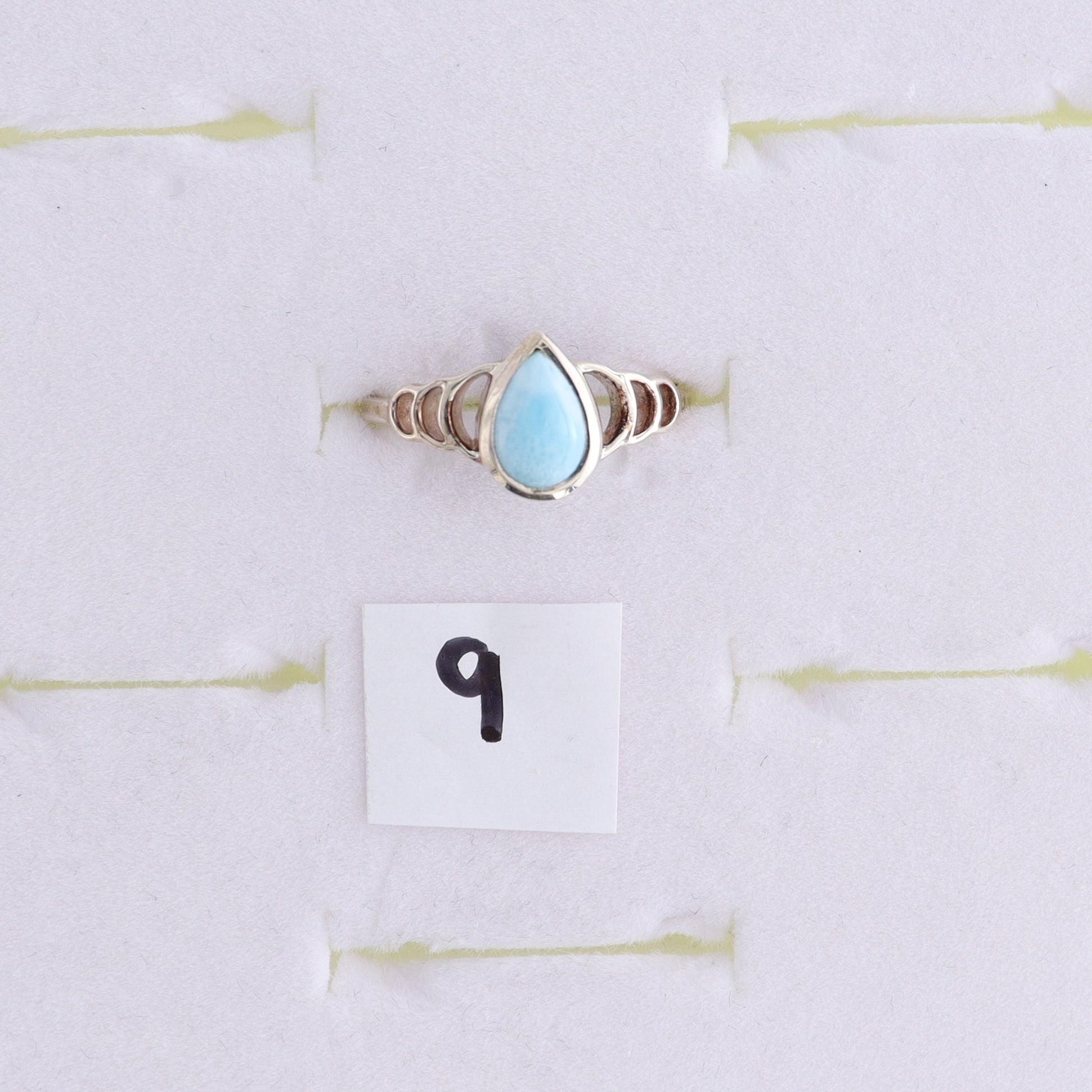 One Larimar Ring - Expert Wholesale and Supplier of Wholesale Crystals & Bulk Gemstones, ["India","Larimar","Ring","sterling silver"]