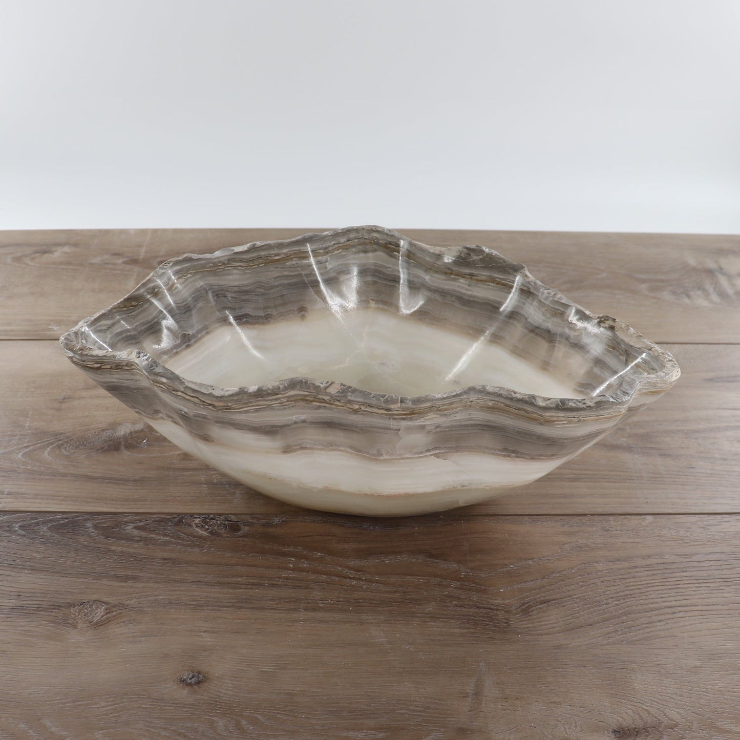Mexican Onyx/Calcite Bowl 15"