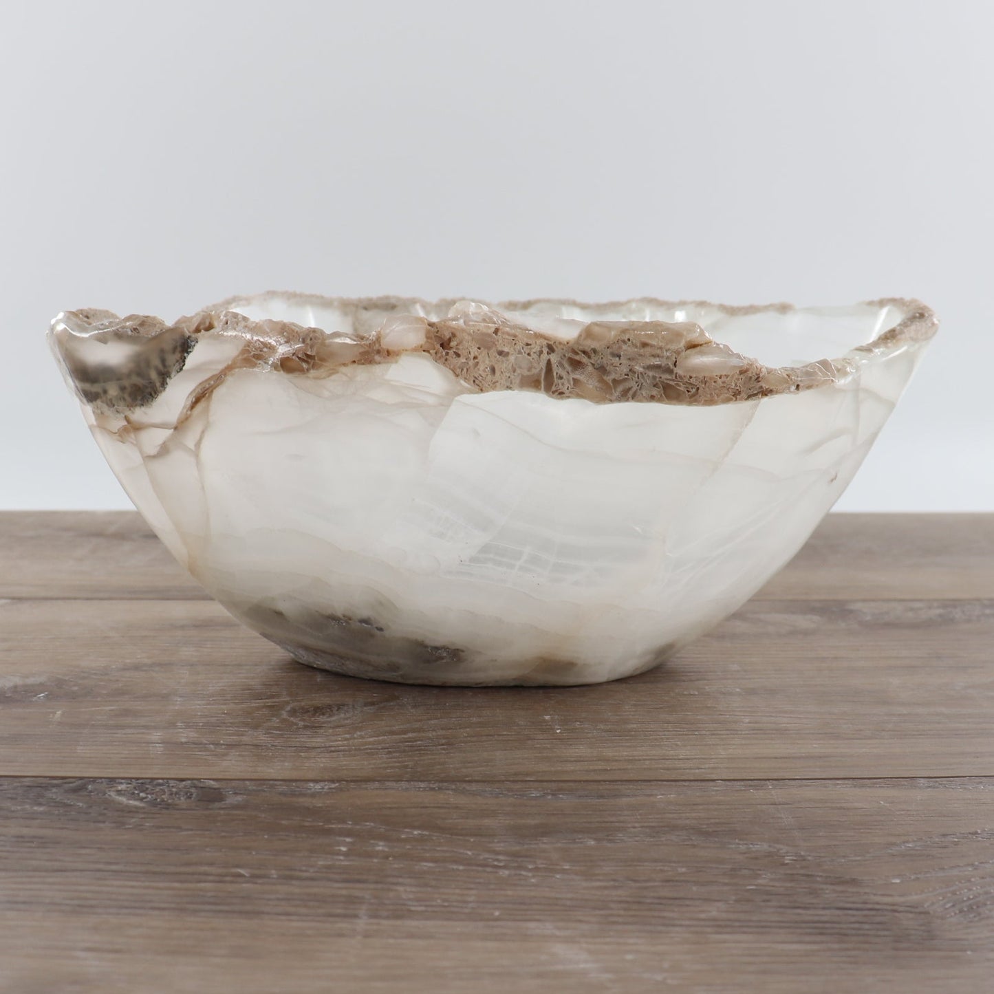 Mexican Onyx/Calcite Bowl 12"