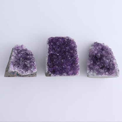 Uruguay Amethyst Cut Base Set of 12 - Expert Wholesale and Supplier of Wholesale Crystals & Bulk Gemstones, ["Amethyst","Cut Base","Uruguay"]