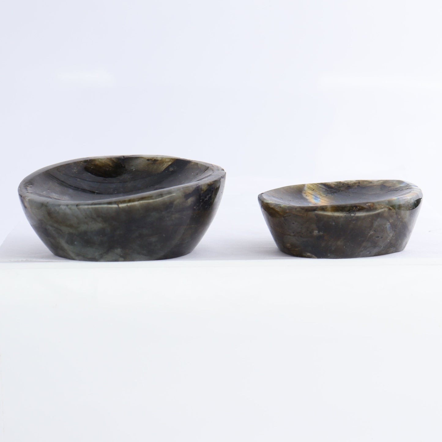 Labradorite Bowls Set of 10 - Expert Wholesale and Supplier of Wholesale Crystals & Bulk Gemstones, ["Bowls","Labradorite","Madagascar"]