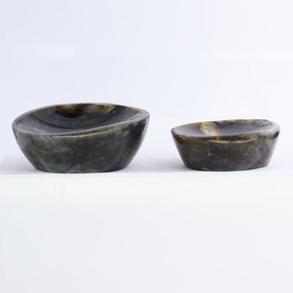 Labradorite Bowls Set of 10 - Expert Wholesale and Supplier of Wholesale Crystals & Bulk Gemstones, ["Bowls","Labradorite","Madagascar"]