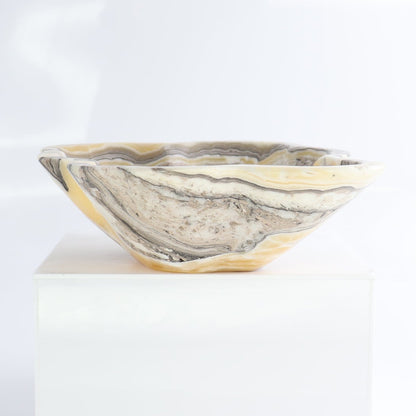 Mexican Onyx/Calcite Bowl 9"