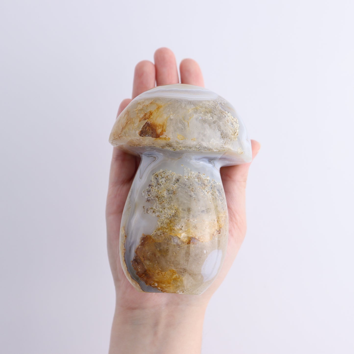 Agate Mushrooms Set of 5 - Expert Wholesale and Supplier of Wholesale Crystals & Bulk Gemstones, ["Agate","Madagascar","Mushrooms"]