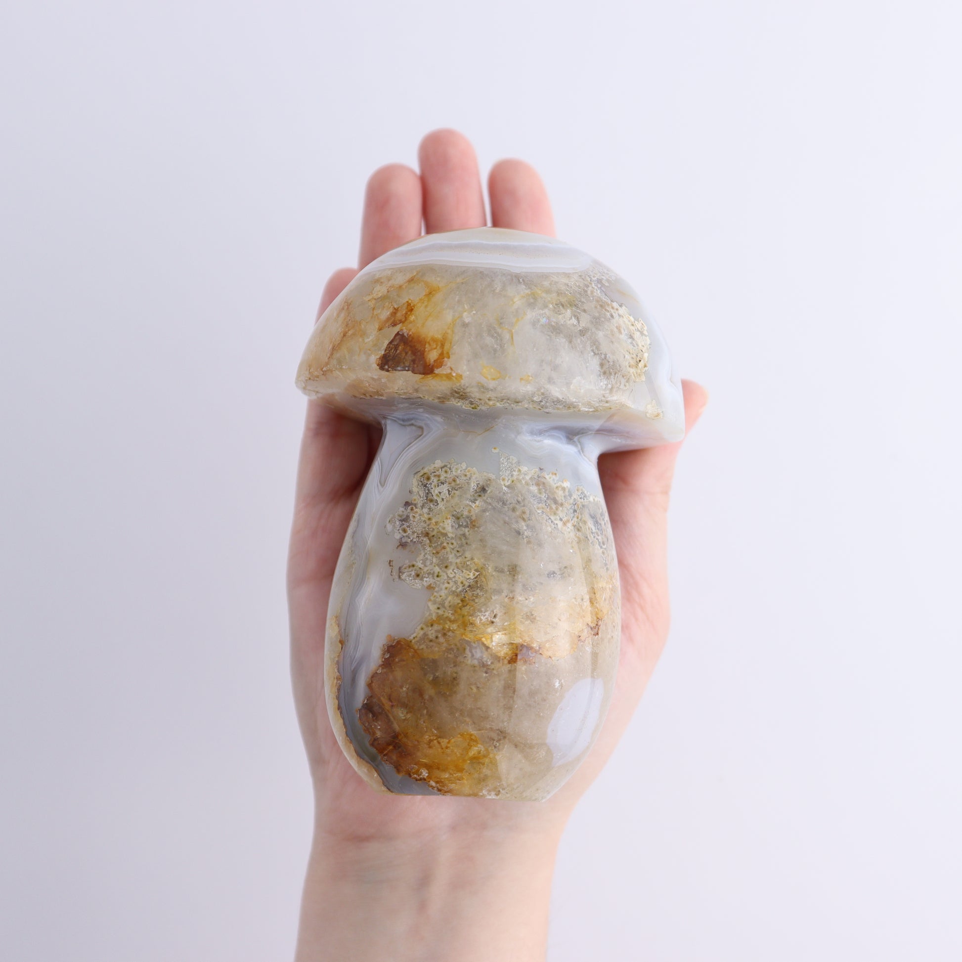 Agate Mushrooms Set of 5 - Expert Wholesale and Supplier of Wholesale Crystals & Bulk Gemstones, ["Agate","Madagascar","Mushrooms"]