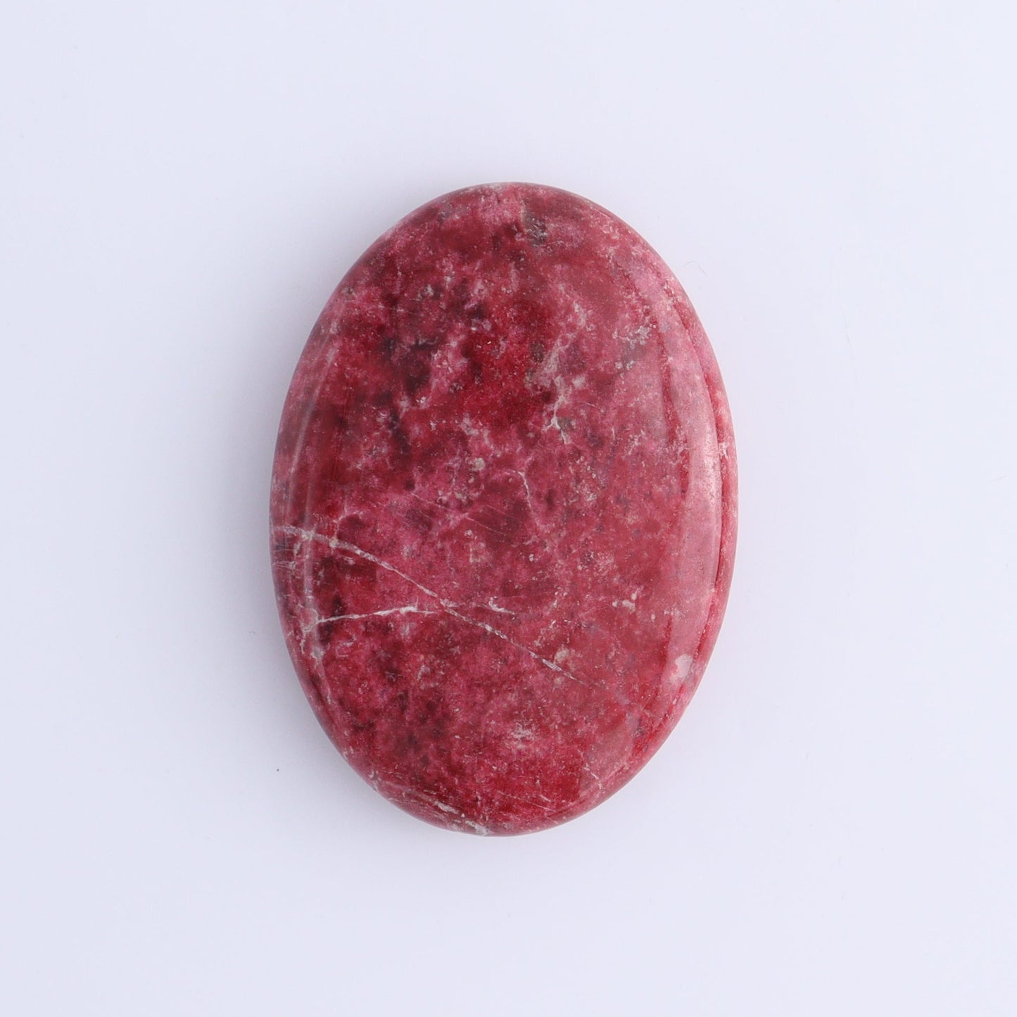 Thulite Palm Stones Set of 3 - Expert Wholesale and Supplier of Wholesale Crystals & Bulk Gemstones, ["Palm Stones","thulite"]