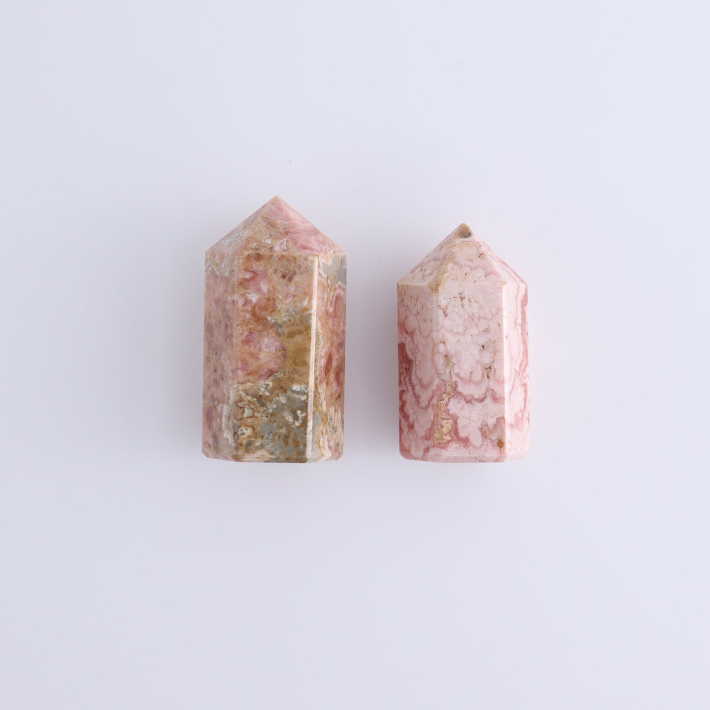 Rhodochrosite Towers Set of 4 - Expert Wholesale and Supplier of Wholesale Crystals & Bulk Gemstones, ["Argentina","Rhodochrosite","Towers"]