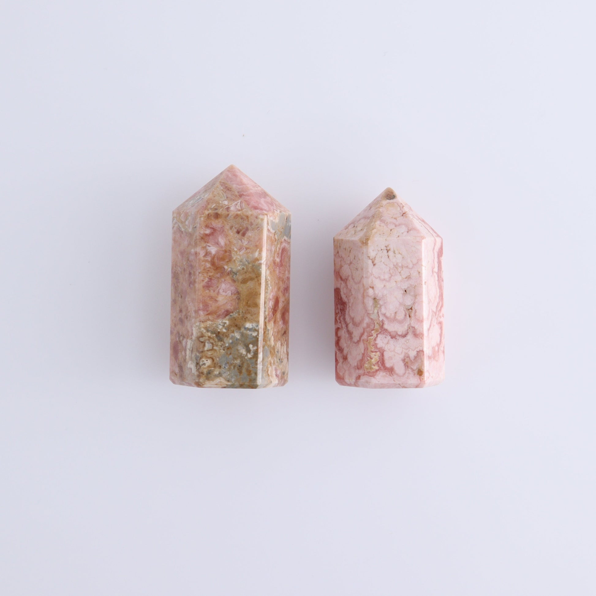 Rhodochrosite Towers Set of 4 - Expert Wholesale and Supplier of Wholesale Crystals & Bulk Gemstones, ["Argentina","Rhodochrosite","Towers"]