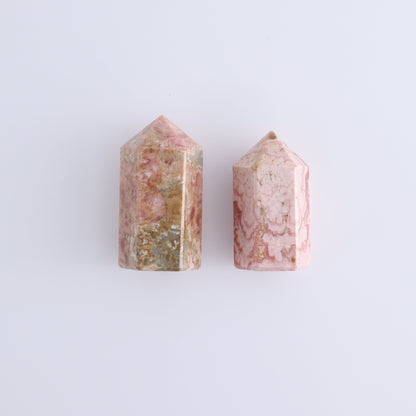 Rhodochrosite Towers Set of 4 - Expert Wholesale and Supplier of Wholesale Crystals & Bulk Gemstones, ["Argentina","Rhodochrosite","Towers"]