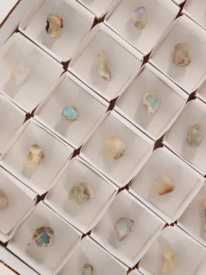 Ethiopian Opal Flat Set of 54 - Expert Wholesale and Supplier of Wholesale Crystals & Bulk Gemstones, []