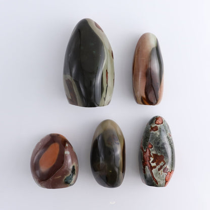 Polychrome Jasper Freeforms Set of 5