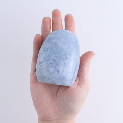 Blue Calcite Freeforms Set of 8