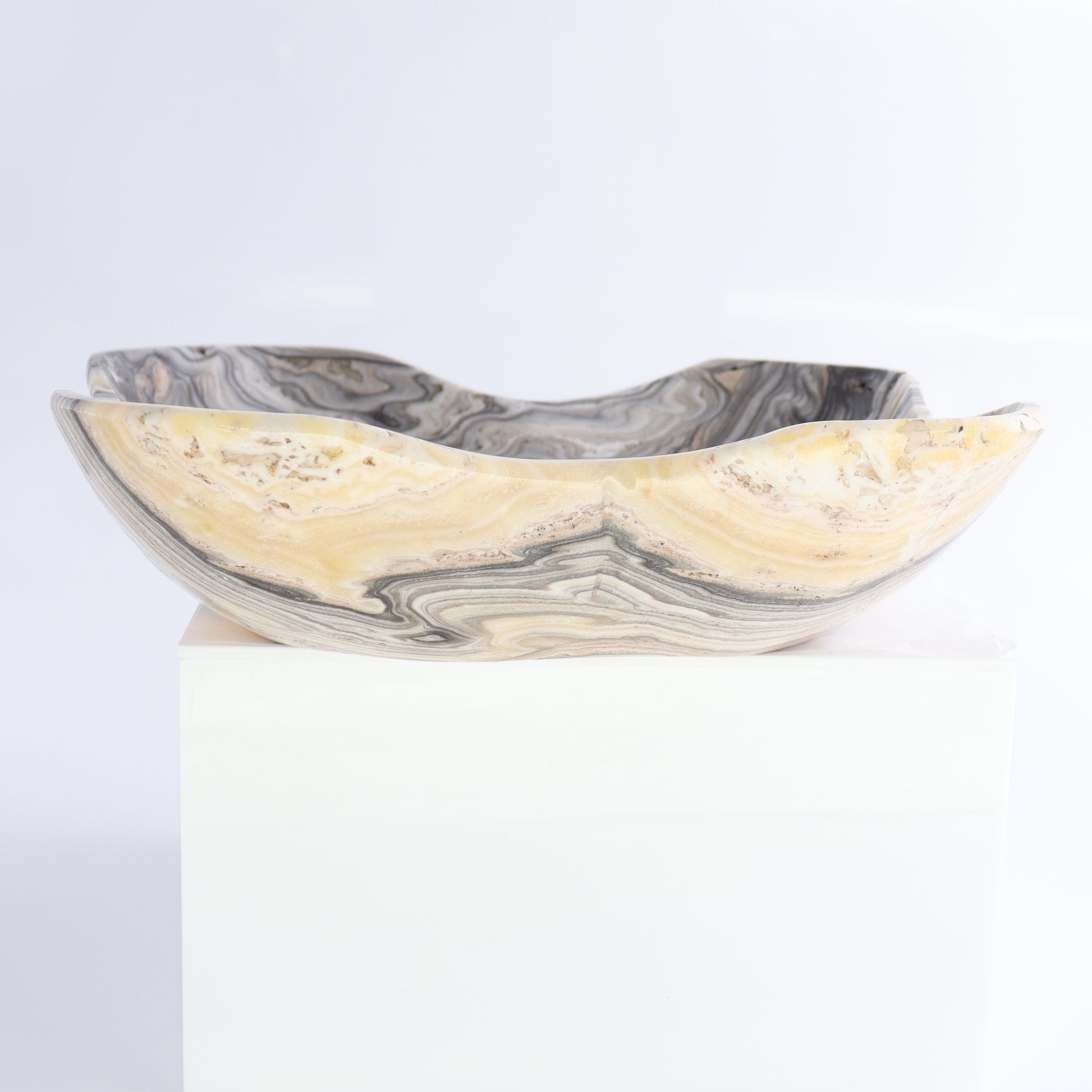 Zebra Onyx Bowl - Expert Wholesale and Supplier of Wholesale Crystals & Bulk Gemstones, ["Bowls","Mexico","onyx"]
