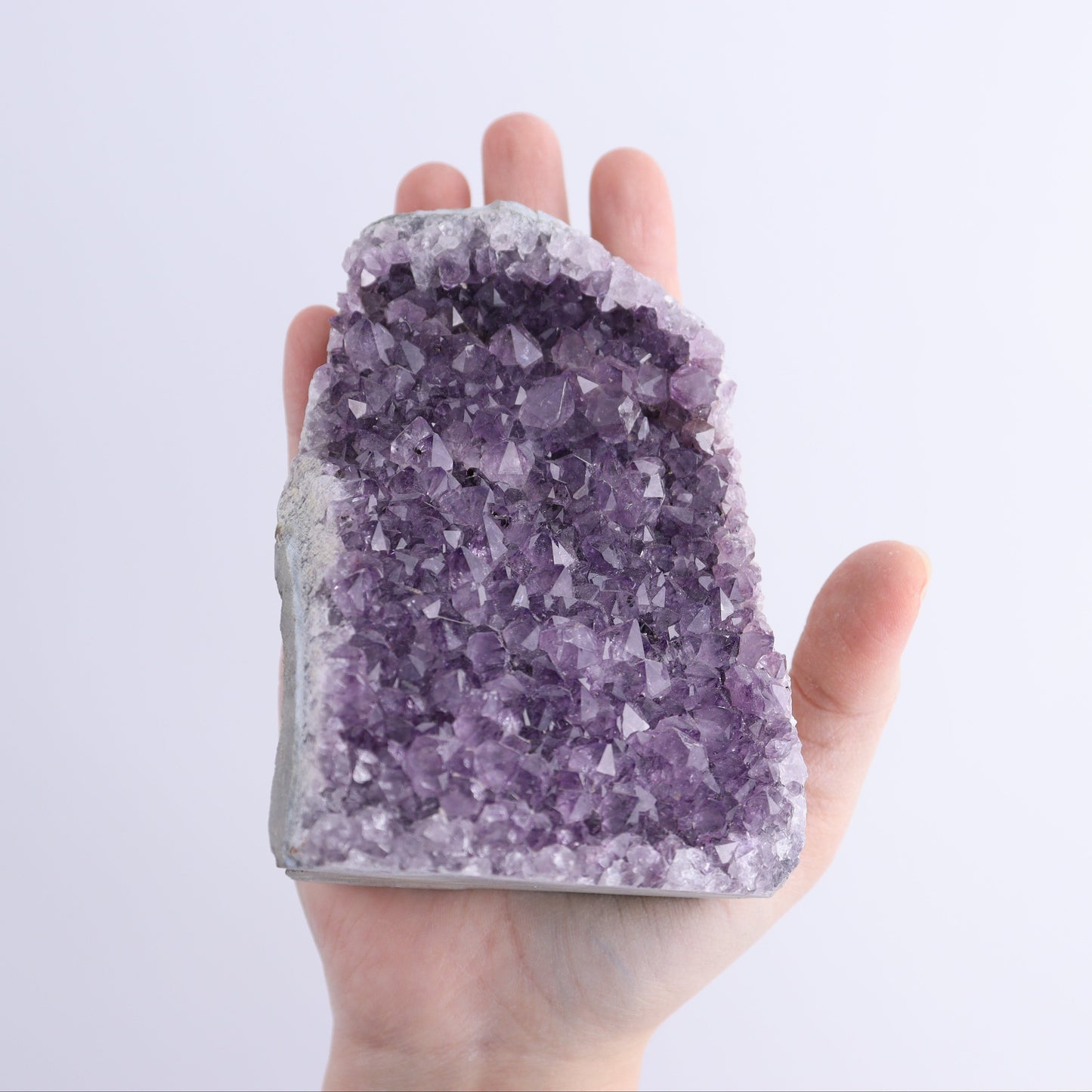 Uruguay Amethyst Cut Base Set of 4 - Expert Wholesale and Supplier of Wholesale Crystals & Bulk Gemstones, ["Amethyst","Cut Base","Uruguay"]