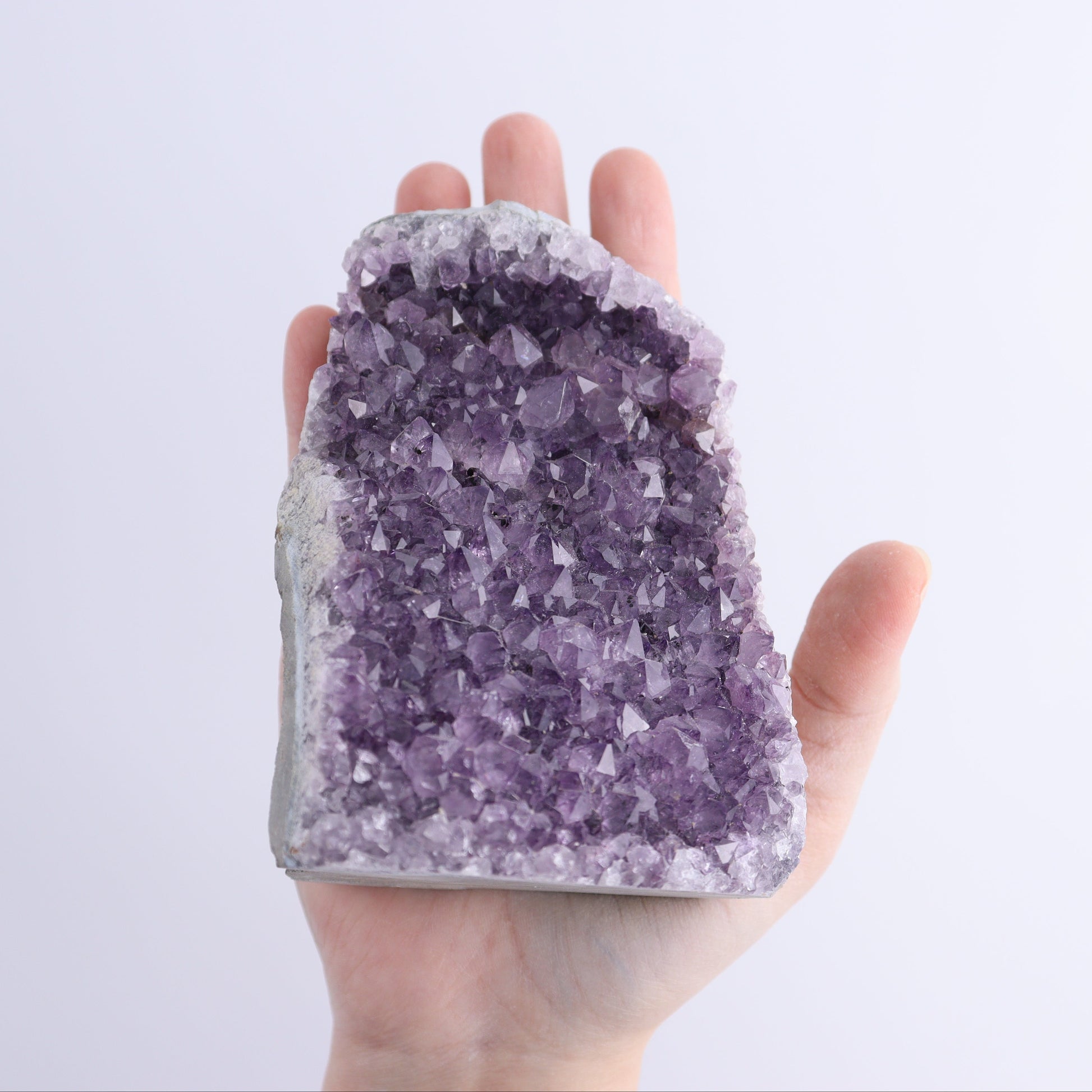 Uruguay Amethyst Cut Base Set of 4 - Expert Wholesale and Supplier of Wholesale Crystals & Bulk Gemstones, ["Amethyst","Cut Base","Uruguay"]