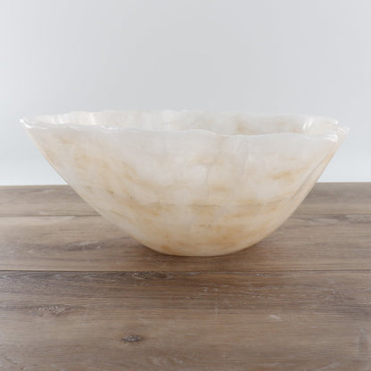 Mexican Onyx/Calcite Bowl 14"