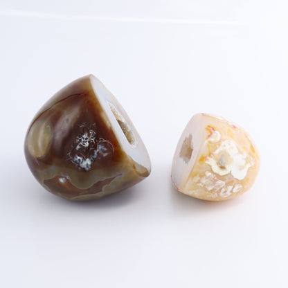 Carnelian Geodes Set of 2 - Expert Wholesale and Supplier of Wholesale Crystals & Bulk Gemstones, ["carnelian","Geodes","Madagascar"]