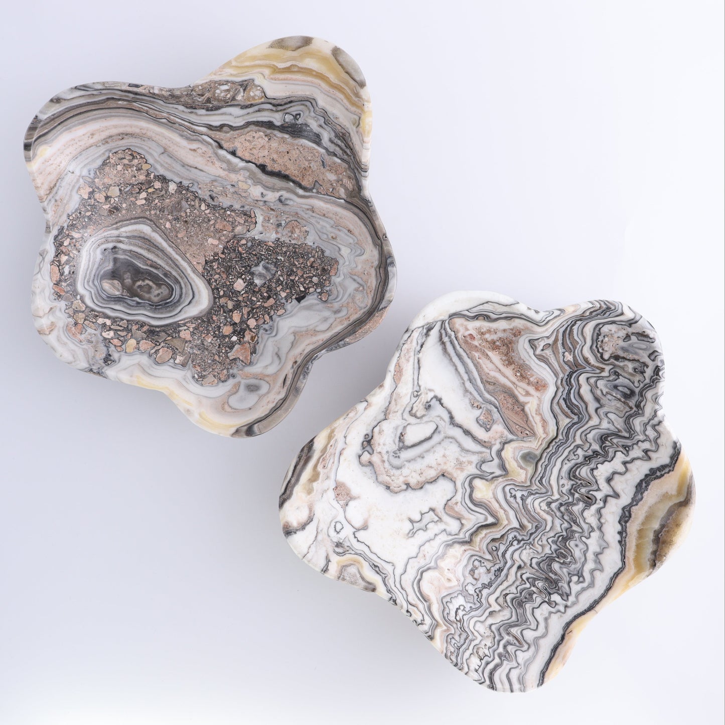 One Bowl Mexican Onyx/Calcite Black & Pink Zebra - Expert Wholesale and Supplier of Wholesale Crystals & Bulk Gemstones, ["bowl","Calcite","Catalog Onyx","Decorative Dish","Mexico","onyx"]