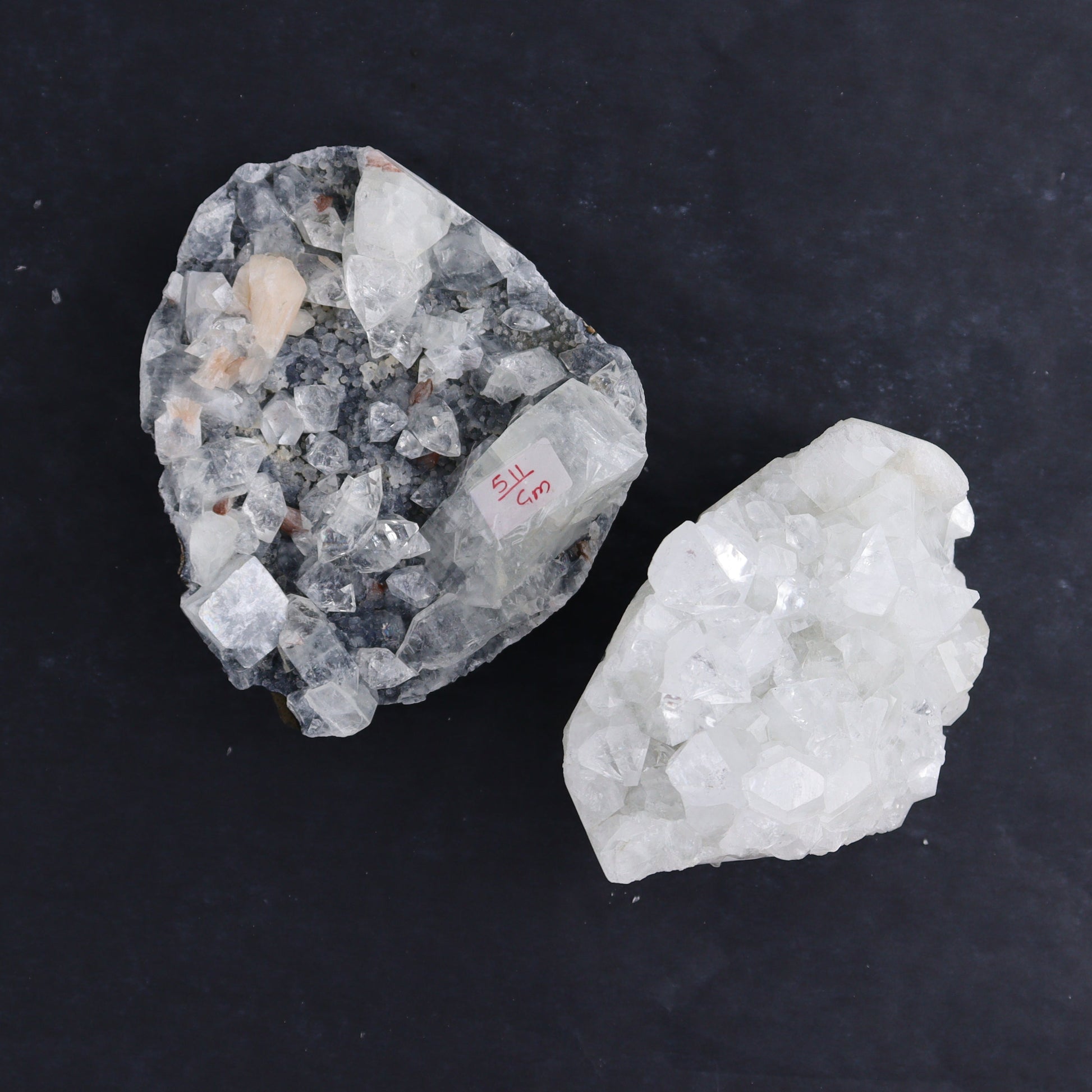 Apophyllite Clusters Set of 6 - Expert Wholesale and Supplier of Wholesale Crystals & Bulk Gemstones, ["Apophyllite","close_50","Clusters","Flats"]
