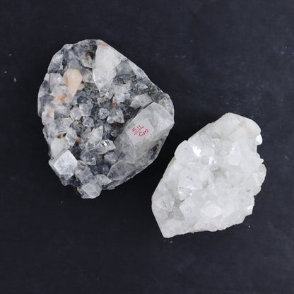 Apophyllite Clusters Set of 6 - Expert Wholesale and Supplier of Wholesale Crystals & Bulk Gemstones, ["Apophyllite","close_50","Clusters","Flats"]